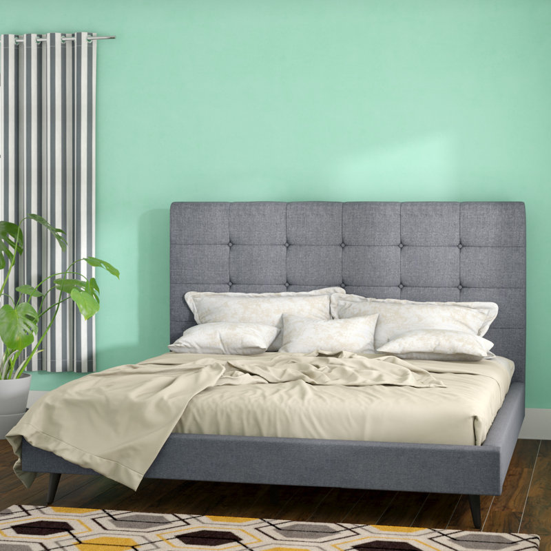 Langley Street Redding Upholstered Panel Bed & Reviews Wayfair